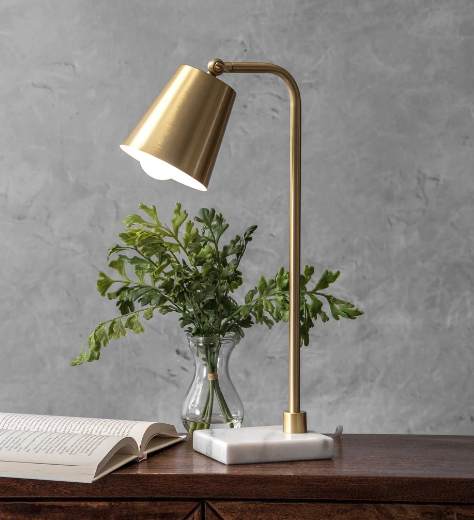 Brass Marble Desk Lamp: A Stylish Addition to Your Workspace